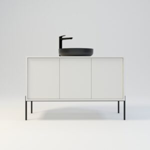 Minimal 13 Badschränke - Klassisches Weiß