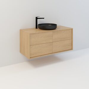 Minimal 4 UC Hängender Badschrank - Casella Eiche natur